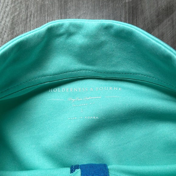 Holderness & Bourne Dry Luxe Performance Tailored Fit Quarter Zip - Large - Picture 7 of 7